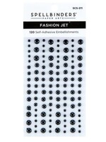 Spellbinders Spellbinders Embellishments, Self-Adhesive Pearl Dots Fashion Jet