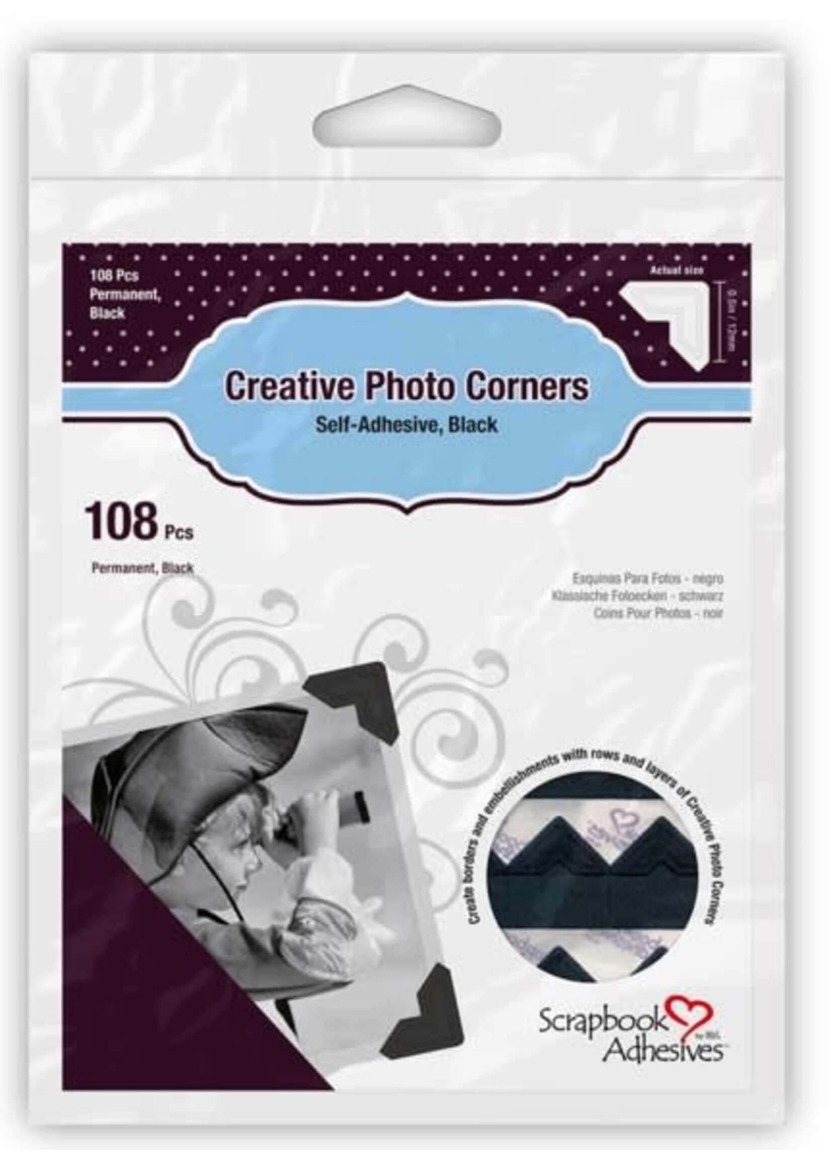 Scrapbook Adhesive SA Creative Photo Corners [108]