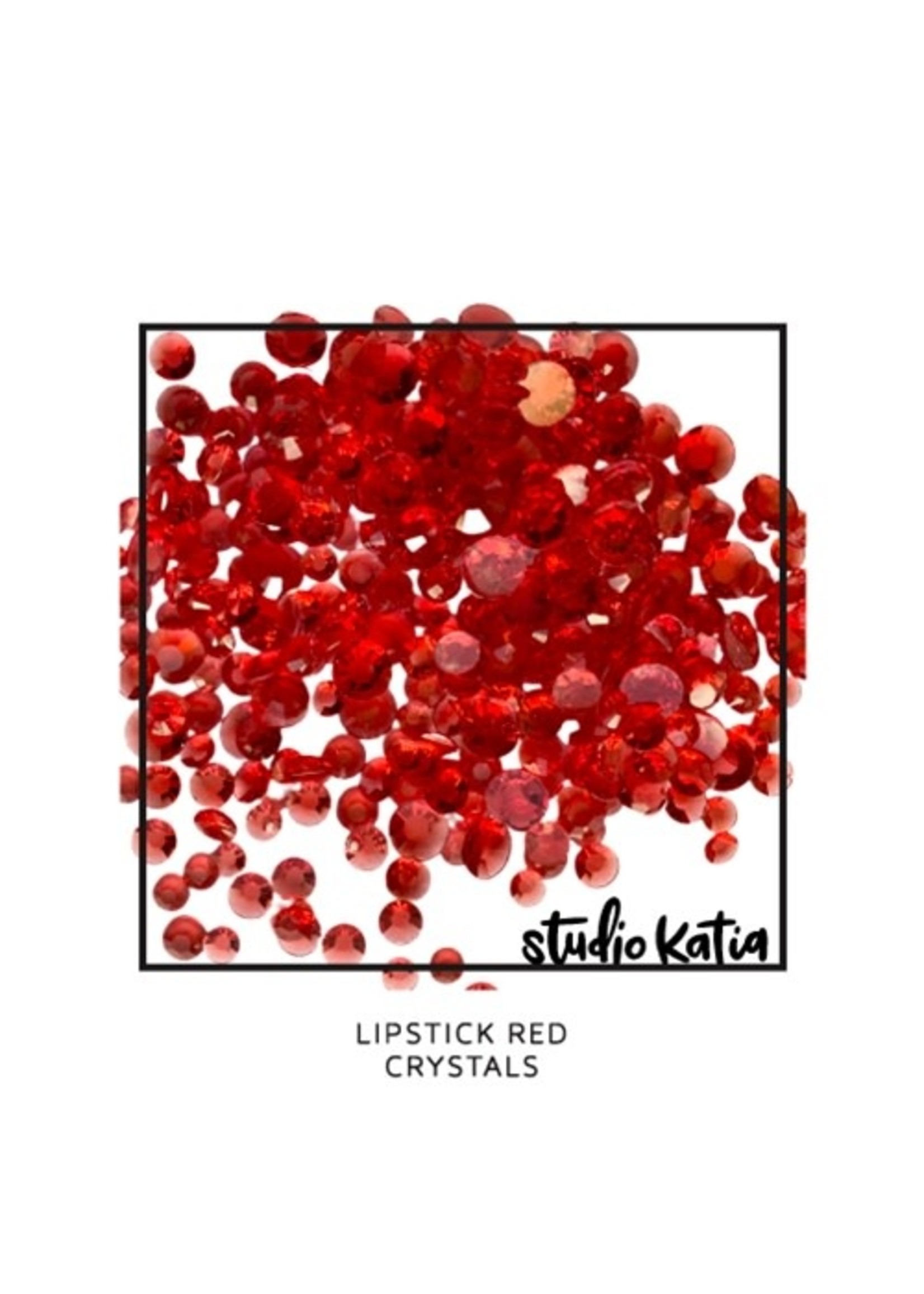 Studio Katia Studio Katia Embellishments, Lipstick Red Crystals