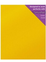 Crafter's Companion CenturaPearl  8.5x11 Glitter Cardstock, Solar Gold