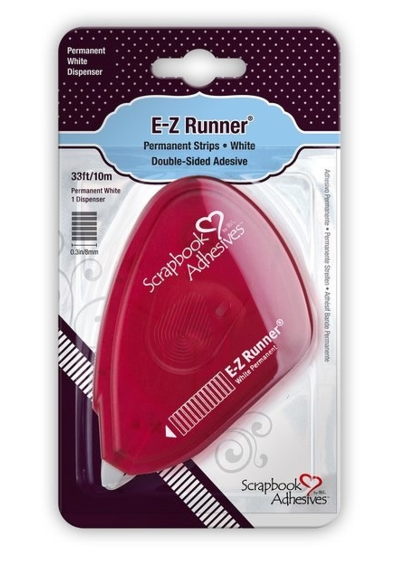 Scrapbook Adhesive Scrapbook Adhesive, E-Z Runner. Permanent Strips Dispenser