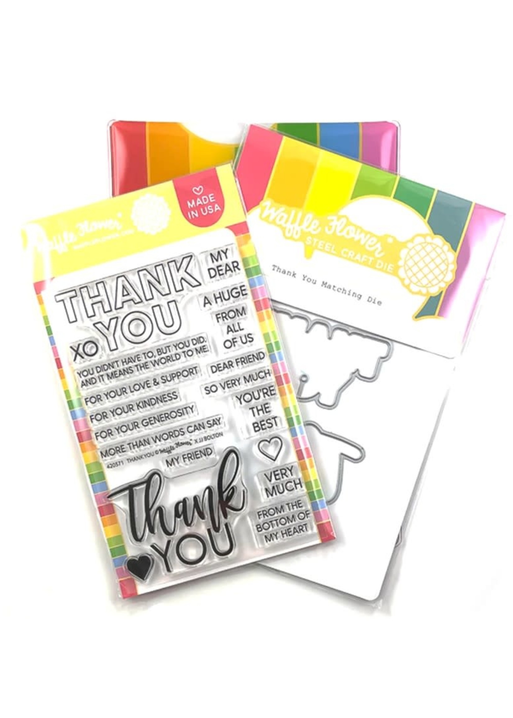 Waffle Flower Waffle Flower Stamp & Die, Thank You