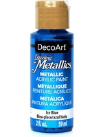 DecoArt Metallic Acrylic Paint, Ice Blue