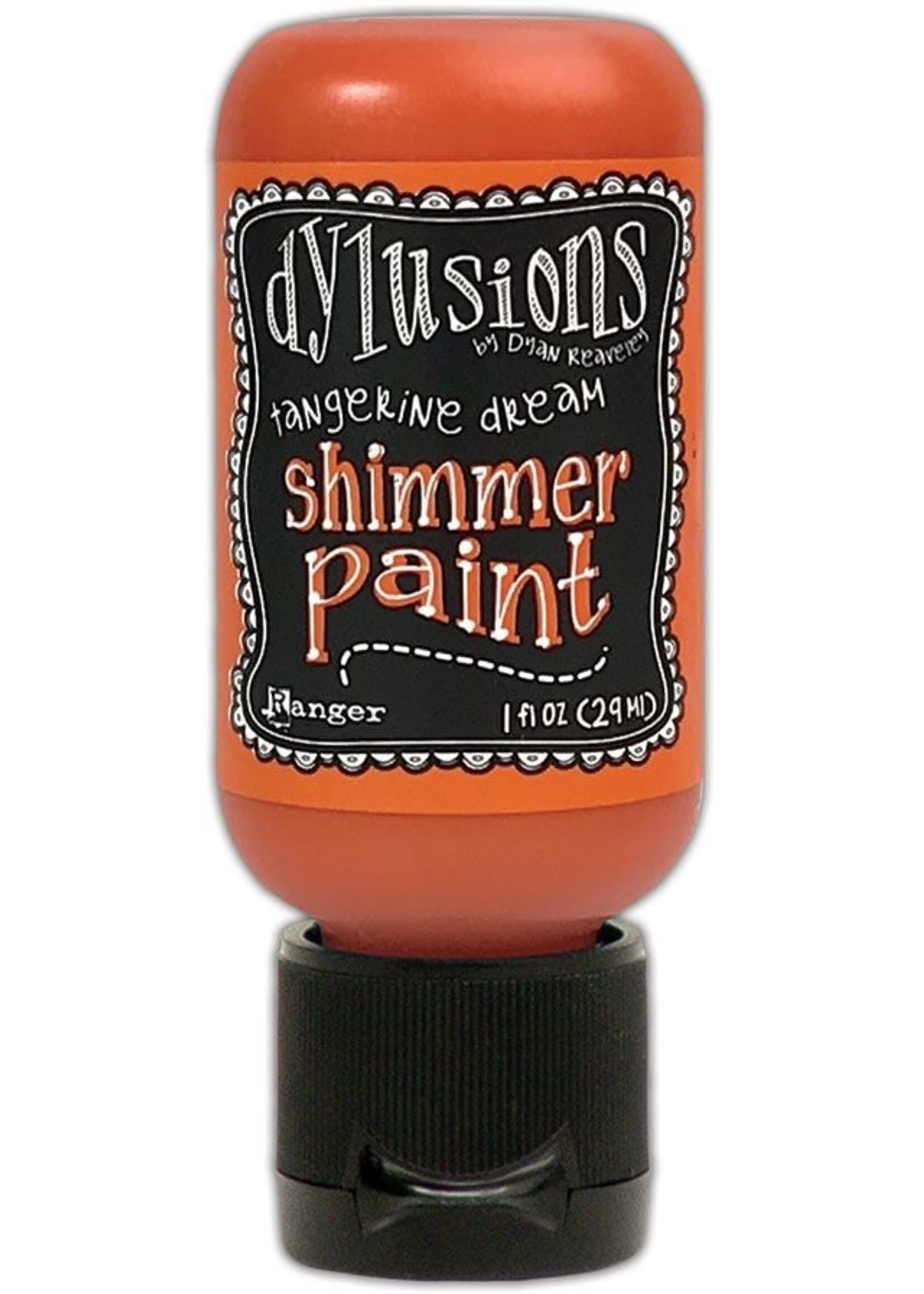 Ranger Dylusions Shimmer Paint, Tangerine Dream