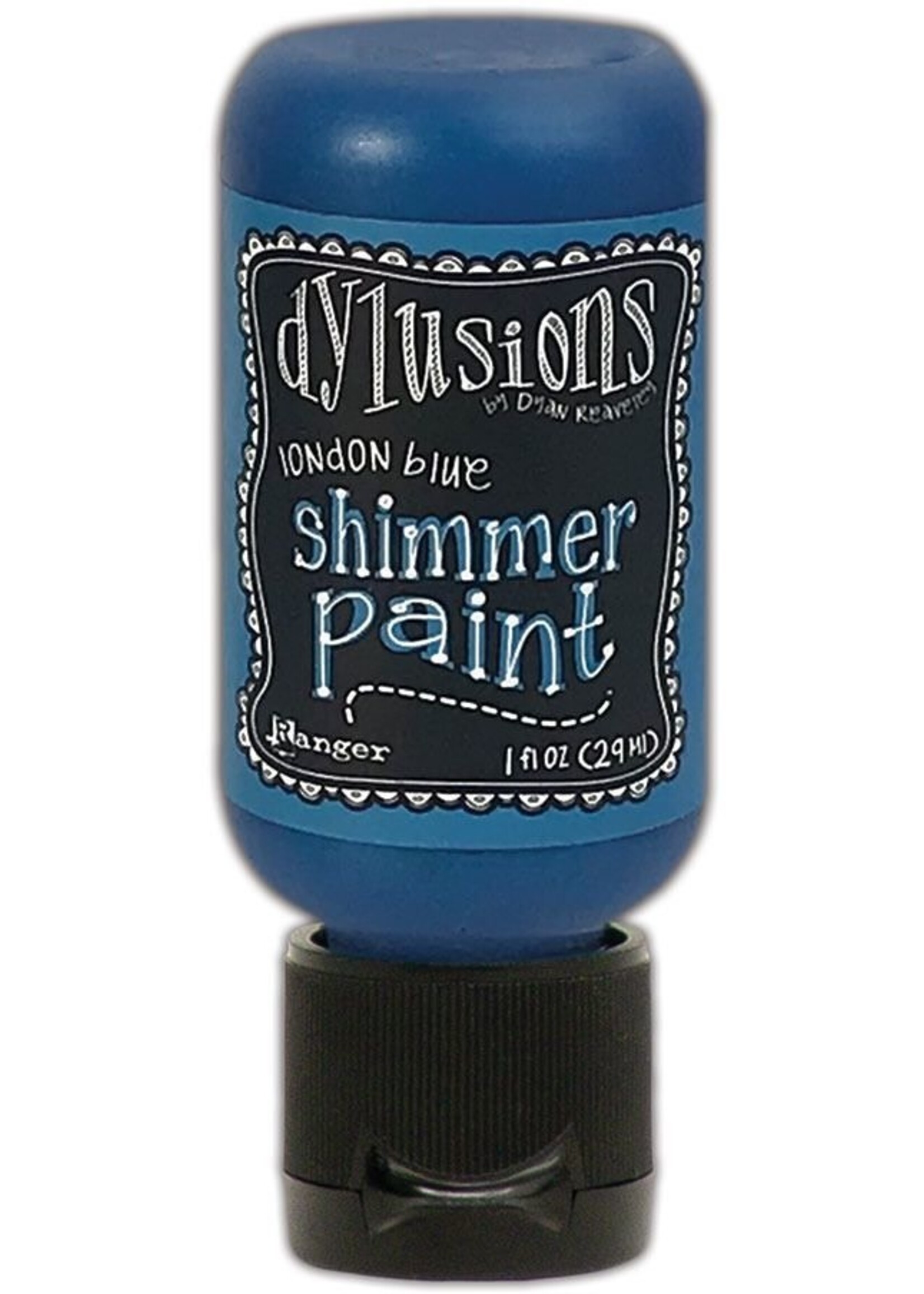 Ranger Dylusions Shimmer Paint, London Blue