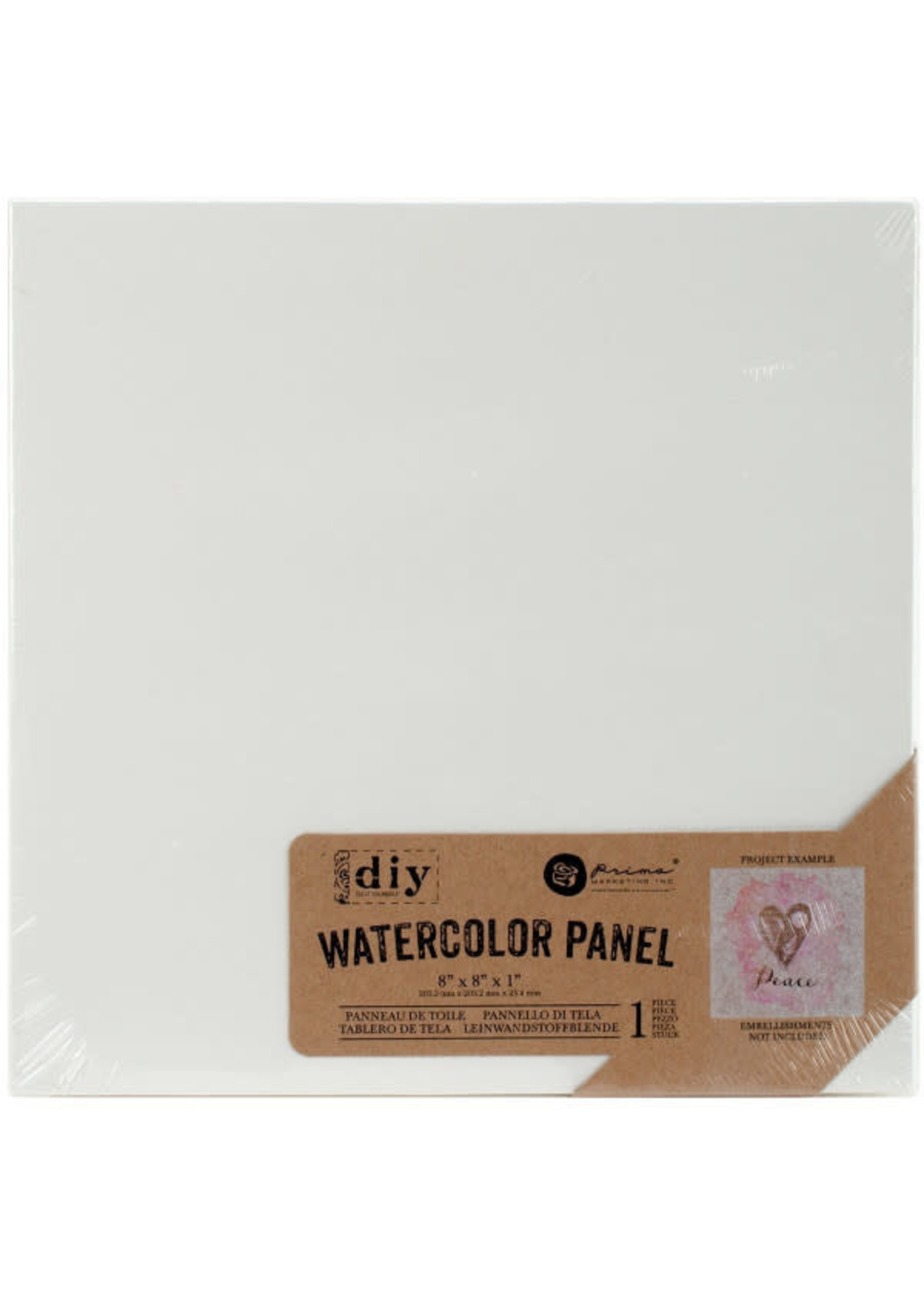 Prima Marketing Prima Watercolor Panel - 8x8
