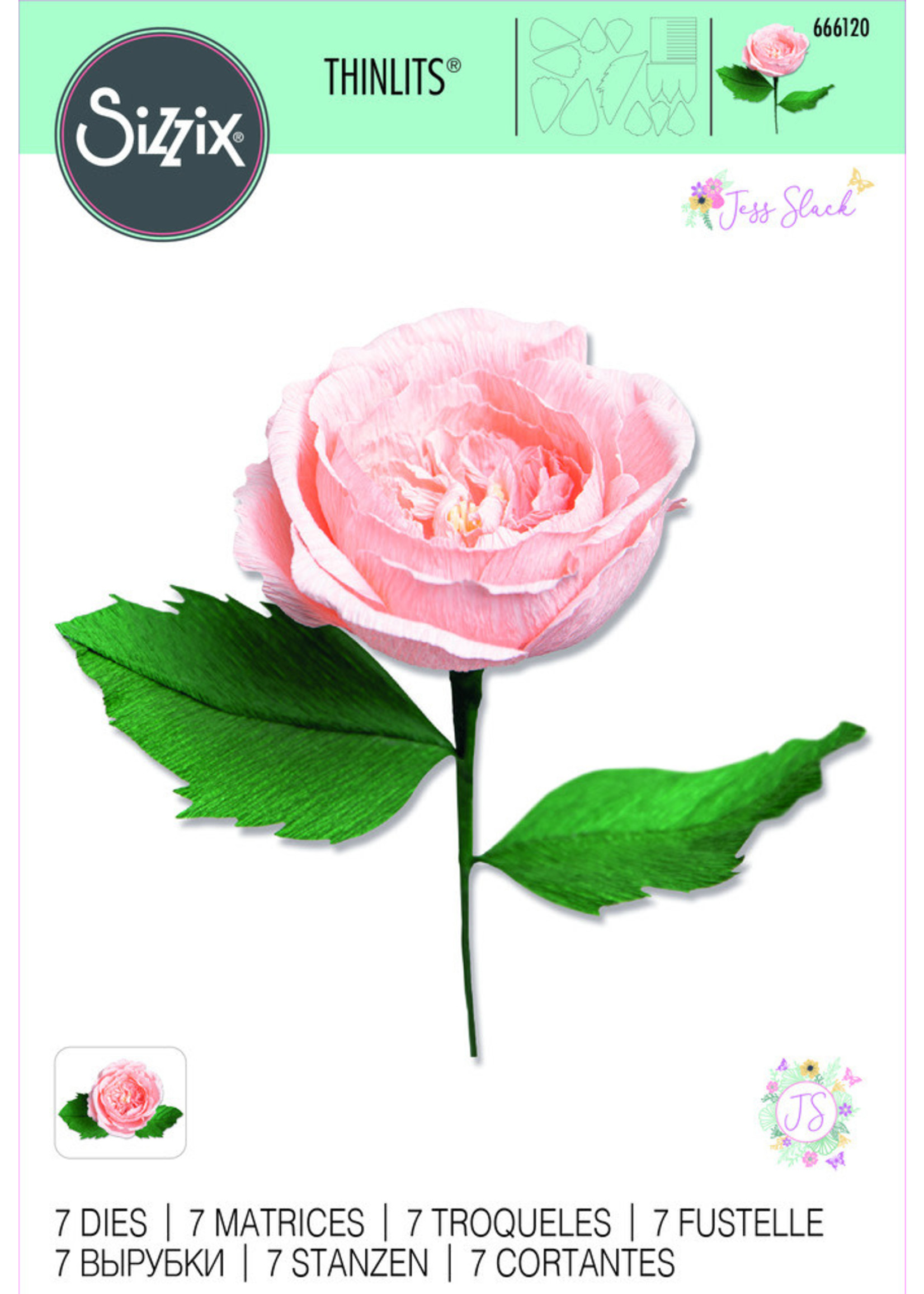 Sizzix Sizzix Thinlits, 666120 Garden Rose