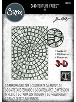Sizzix Tim Holtz 3-D Texture Fades Embossing Folder, 666156 Mosaic