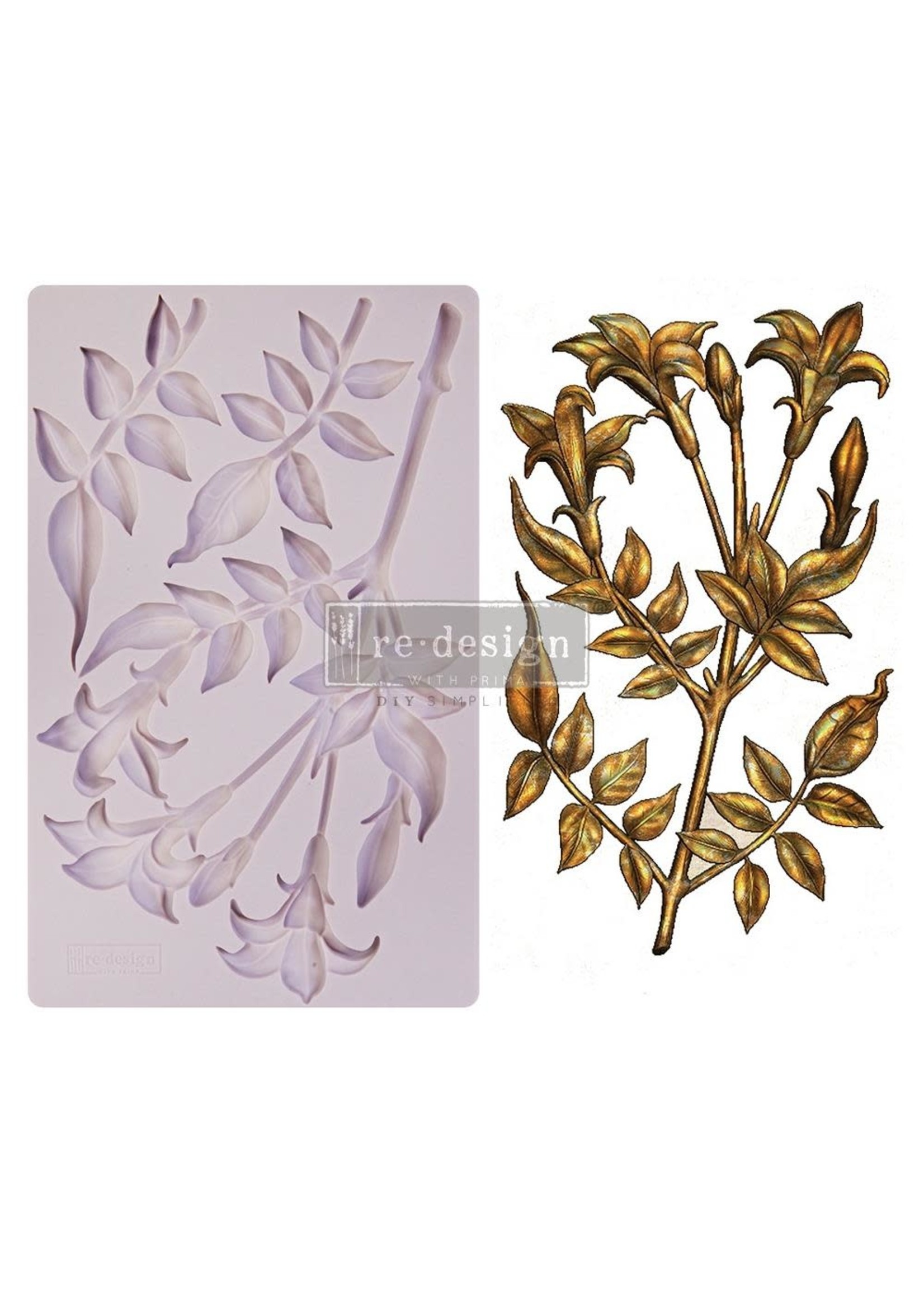 Prima Marketing Prima Decor Moulds, Lily Flowers