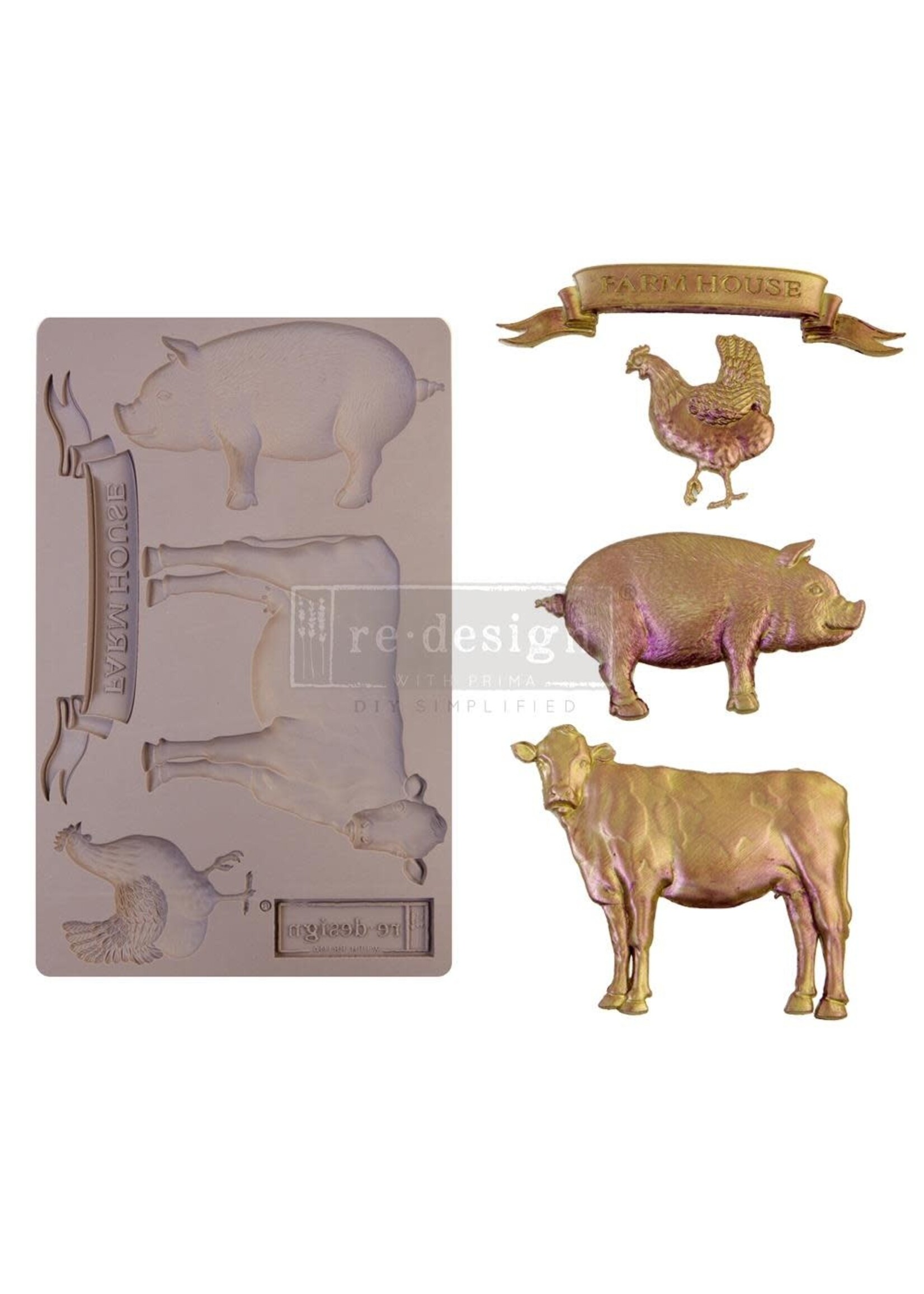 Prima Marketing Prima Moulds, Farm Animals