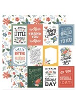 Echo Park Echo Park 12x12 Salutations, 3x4 Journaling Cards