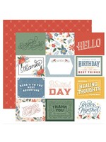 Echo Park Echo Park 12x12 Salutations, 4x3 Journaling Cards