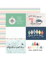 Echo Park Echo Park 12x12 Away We Go, 4x6 Journaling Cards