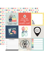 Echo Park Echo Park 12x12 Away We Go, 4x4 Journaling Cards
