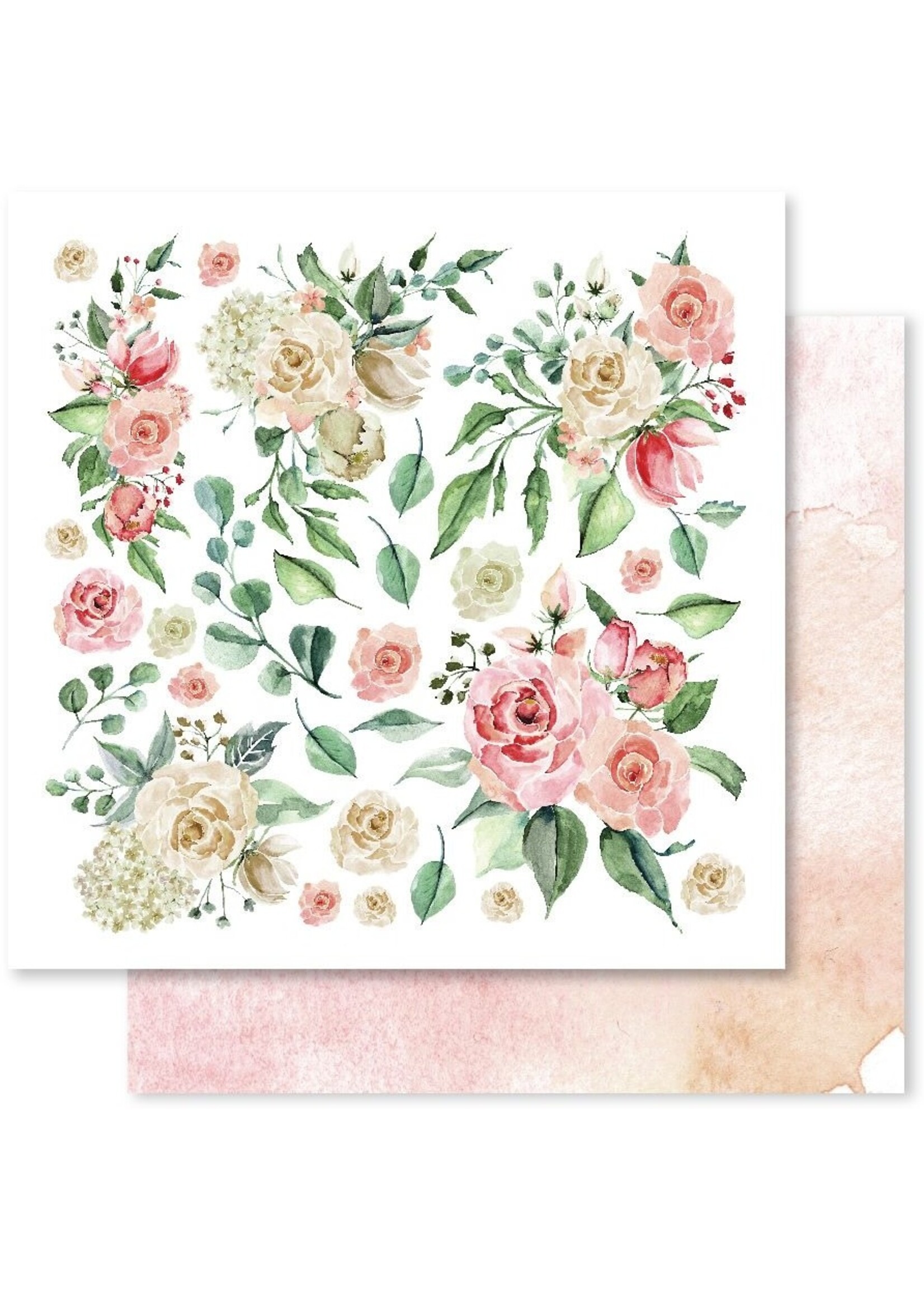Paper Rose Paper Rose 12x12  Country Rose-D