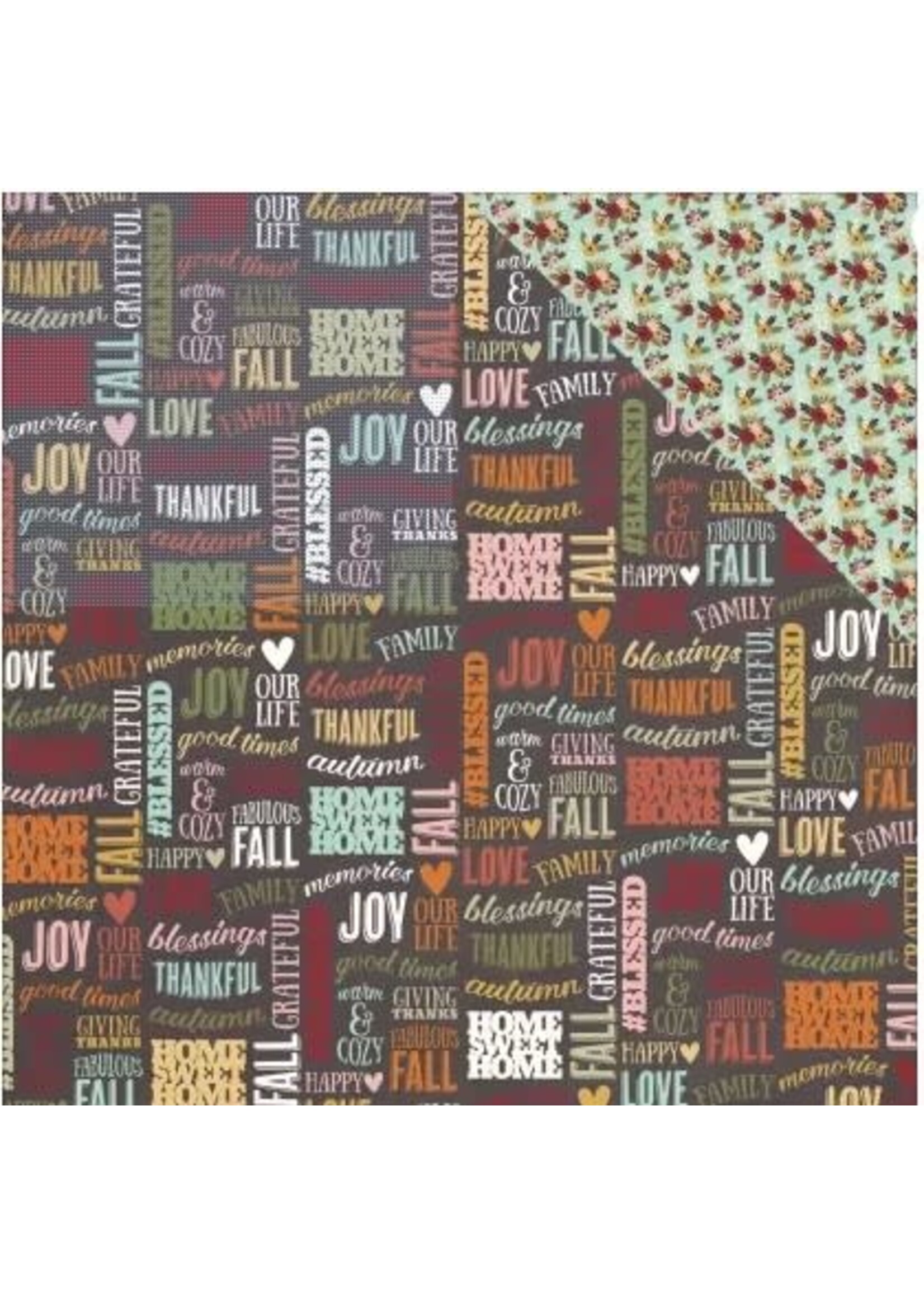 Simple Stories Simple Stories 12x12 Vintage Blessings, So Thankful