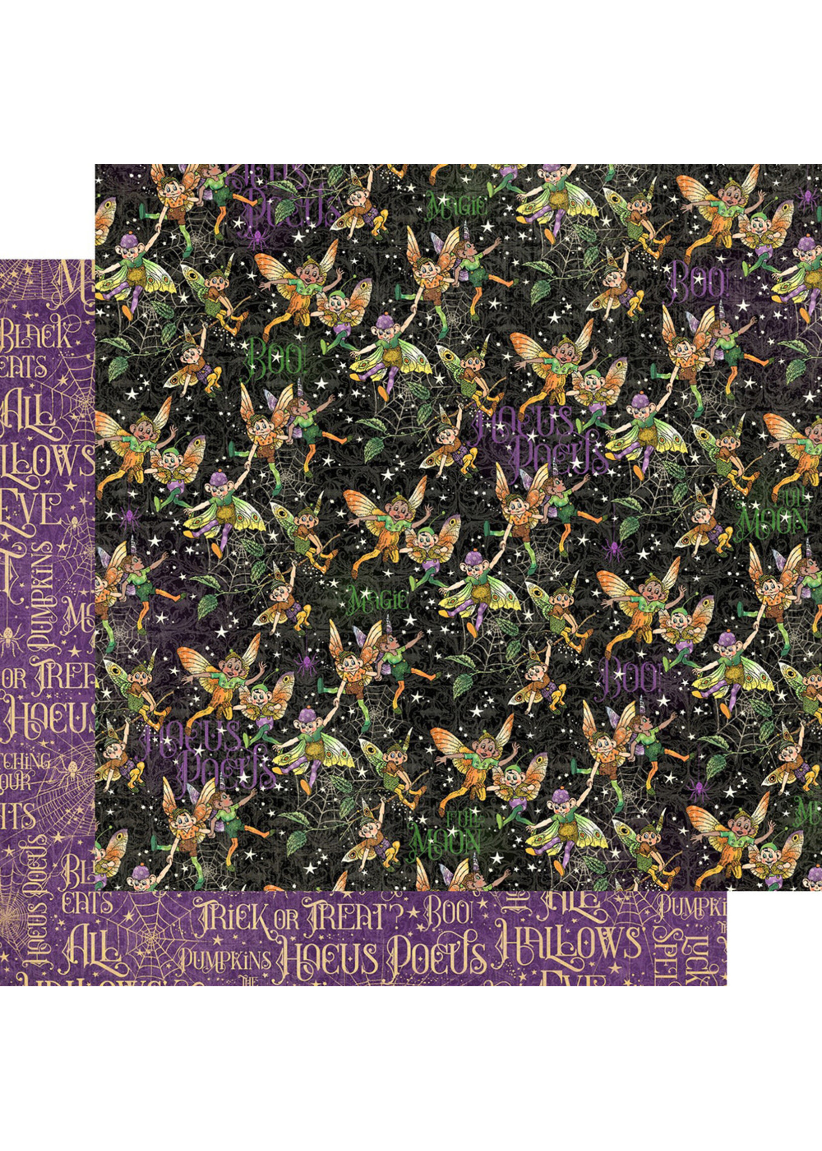 Graphic 45 G45 12x12 Midnight Tales, Fairy Mischief