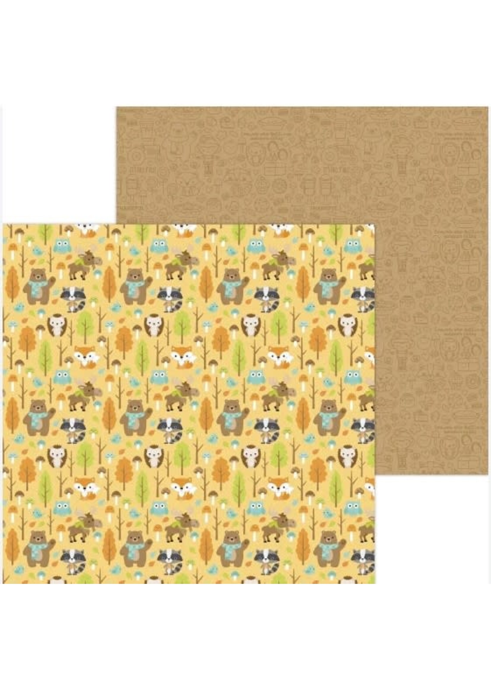 Doodlebug Doodlebug 12 x 12 Pumpkin Spice, Forest Of Friends