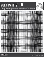 Hero Arts Cling Stamp, Burlap Bold Print