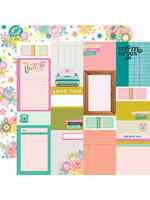 Simple Stories 12x12 Flea Market, Journal Elements