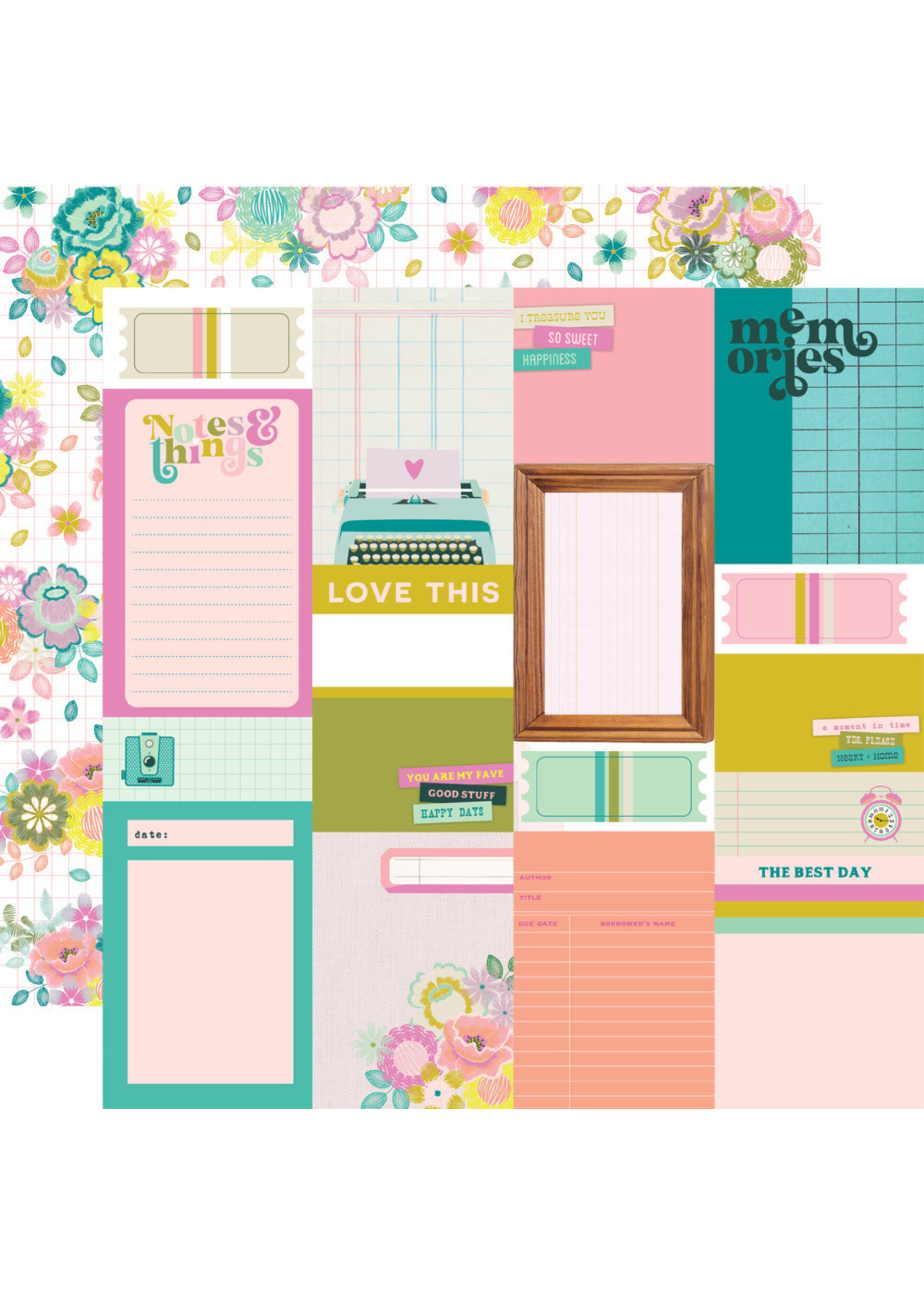 Simple Stories Simple Stories 12x12 Flea Market, Journal Elements