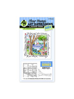 Art Impressions Stamp, Sailboat Window Set