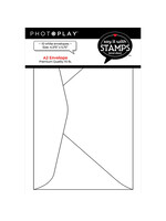 PhotoPlay Say It With Stamps Envelopes, A2 White Premium 70# (10pk)