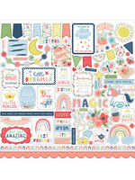 Echo Park Echo Park 12x12 Sticker Sheet Little Dreamer Girl