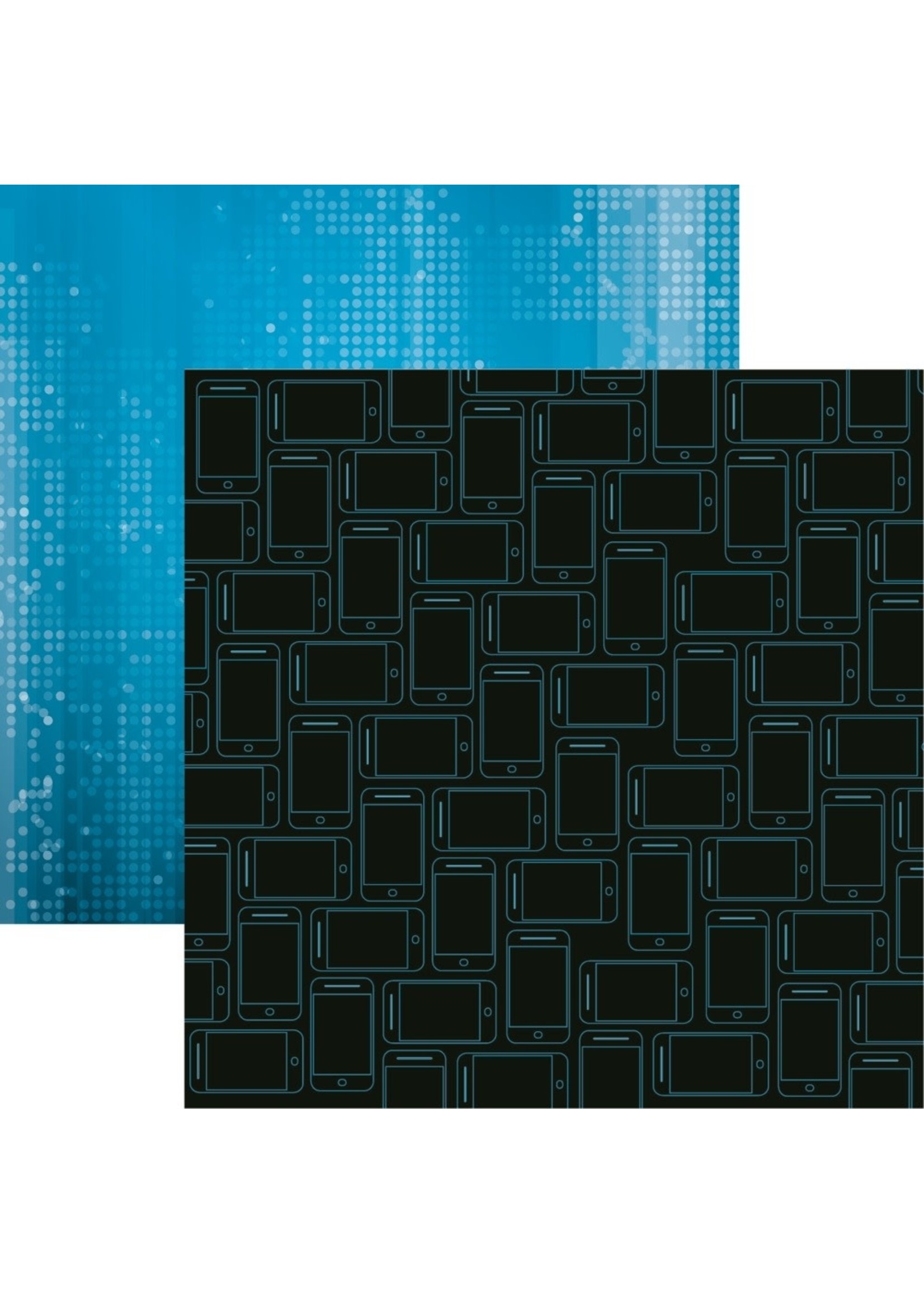 Reminisce 12x12 Technology Overload, Cell Phones