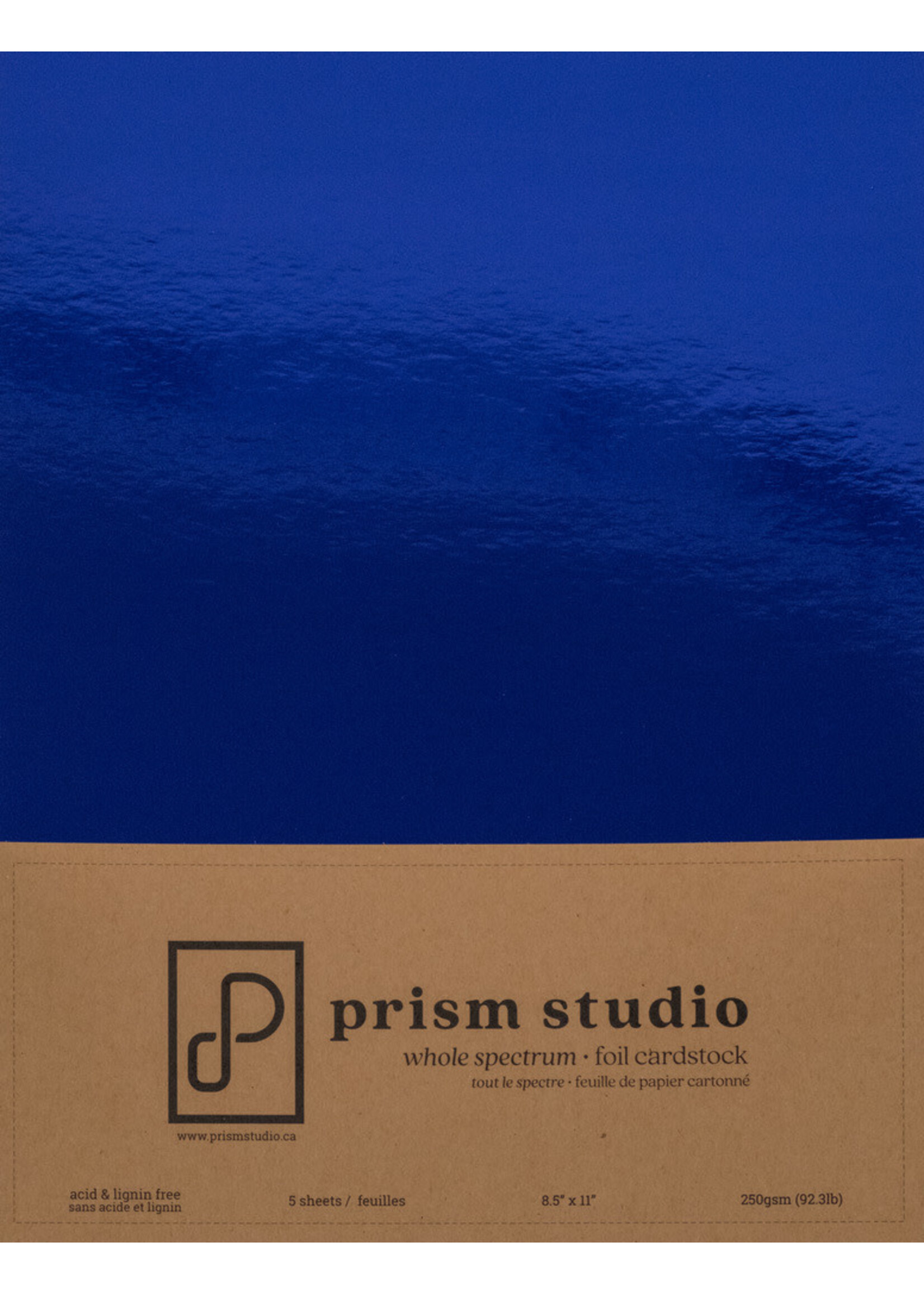 Prism Studio Prism Studio Foil Card Stock 8.5x11,  Tanzanite