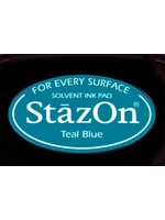 StazOn Ink Pad Teal Blue