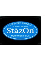StazOn Ink Hydrangea Blue
