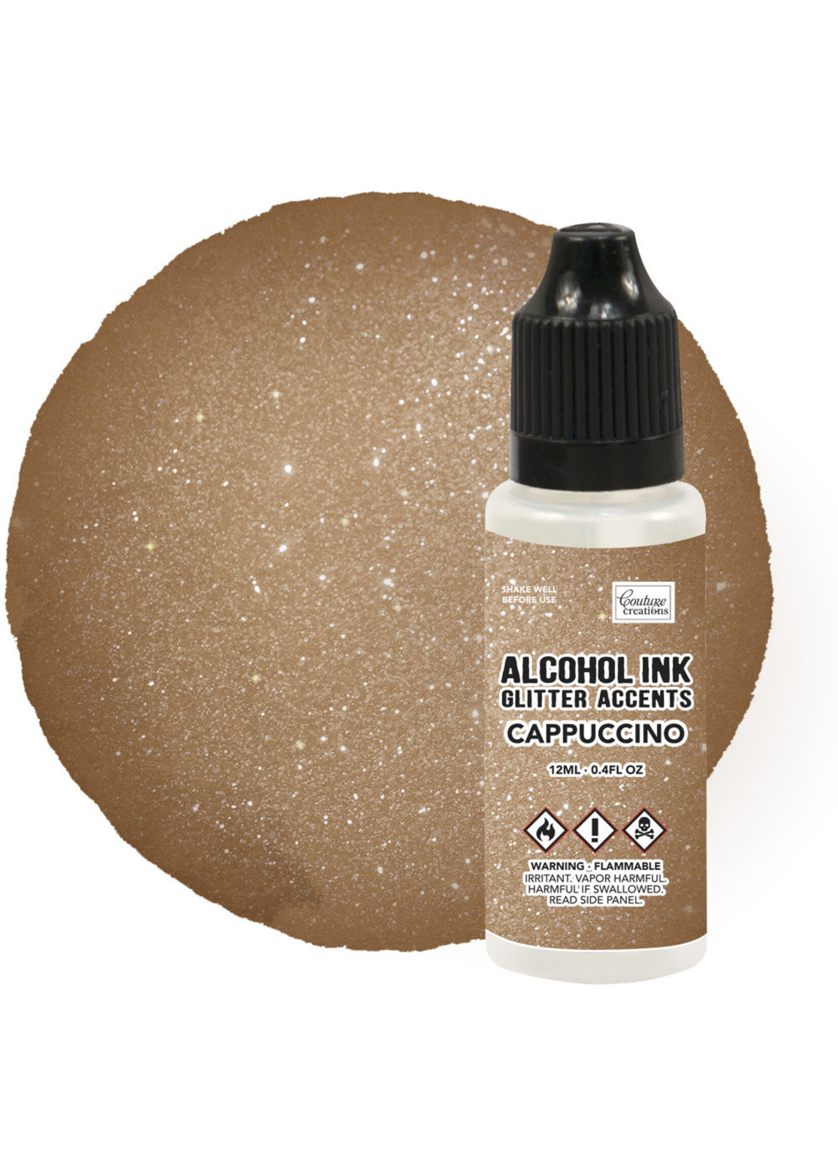Couture Creations Couture Creations Alcohol Ink Glitter Accents, Cappuccino
