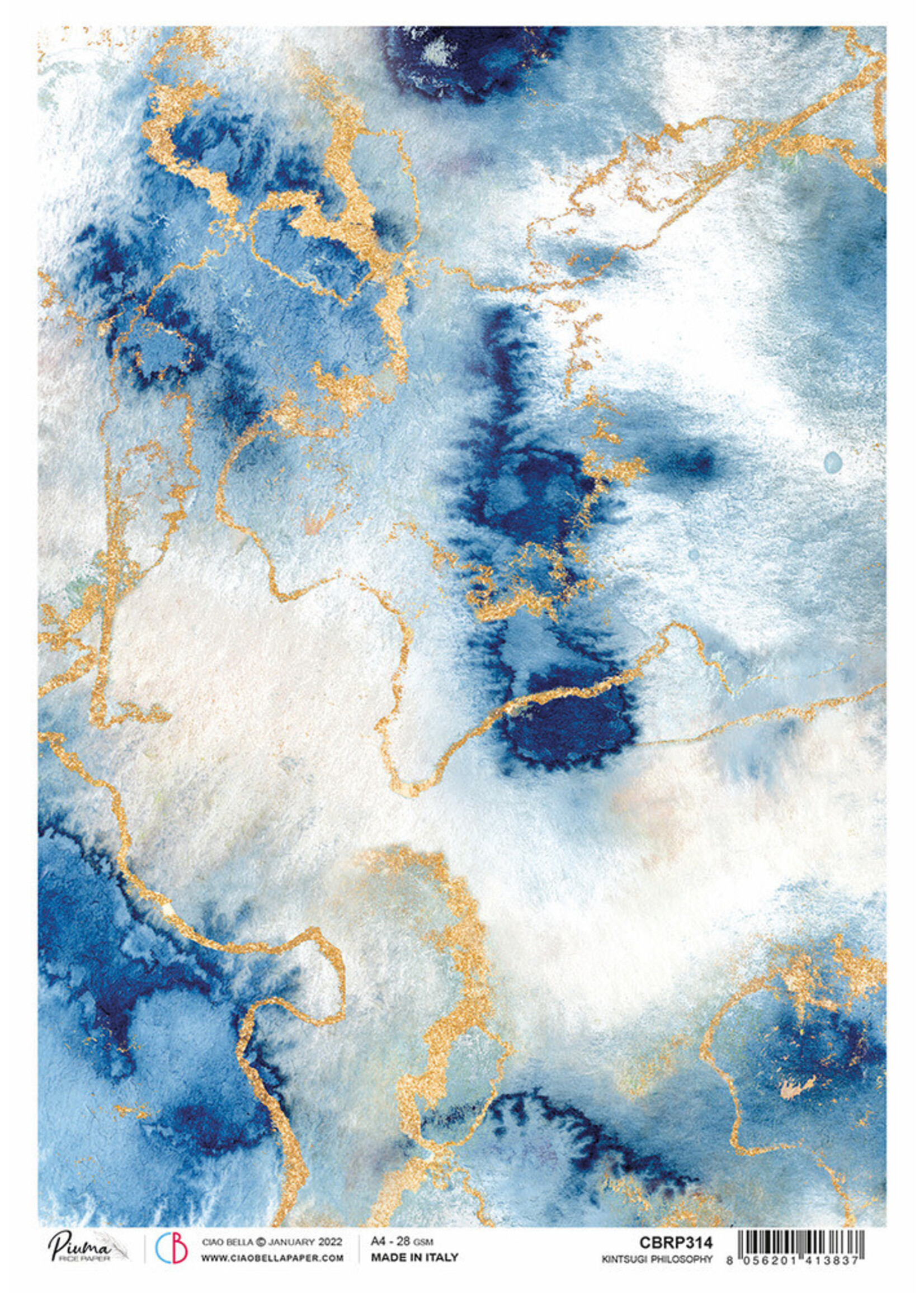 Ciao Bella Ciao Bella A4 Rice Paper, Kintsugi Philosophy