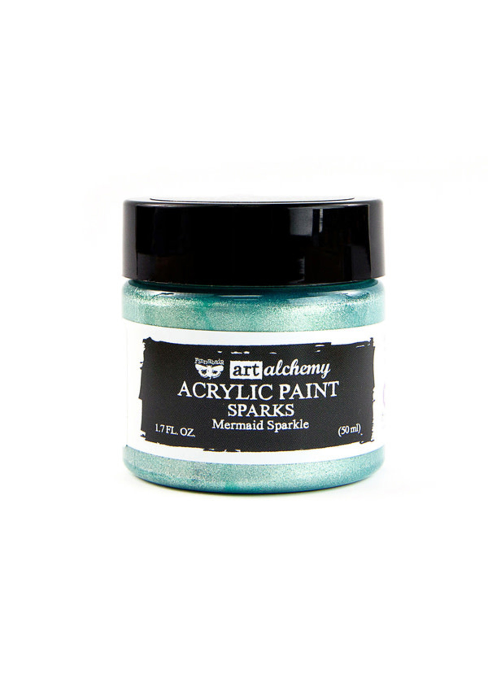 Prima Marketing Finnabair Artalchemy Sparks Acrylic Paint, Mermaid Sparkle