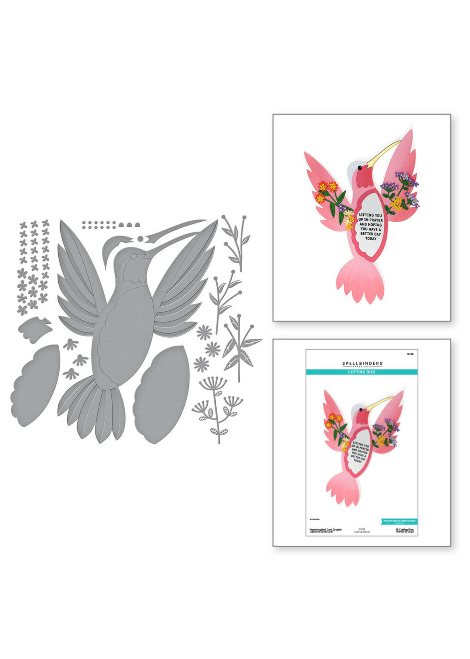 Spellbinders Spellbinders Die, Hummingbird Card Creator