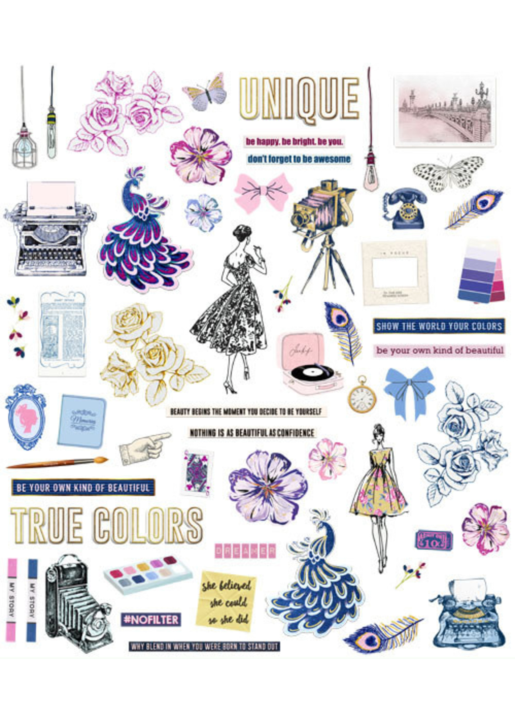 Fancy Pants Ephemera, Unique