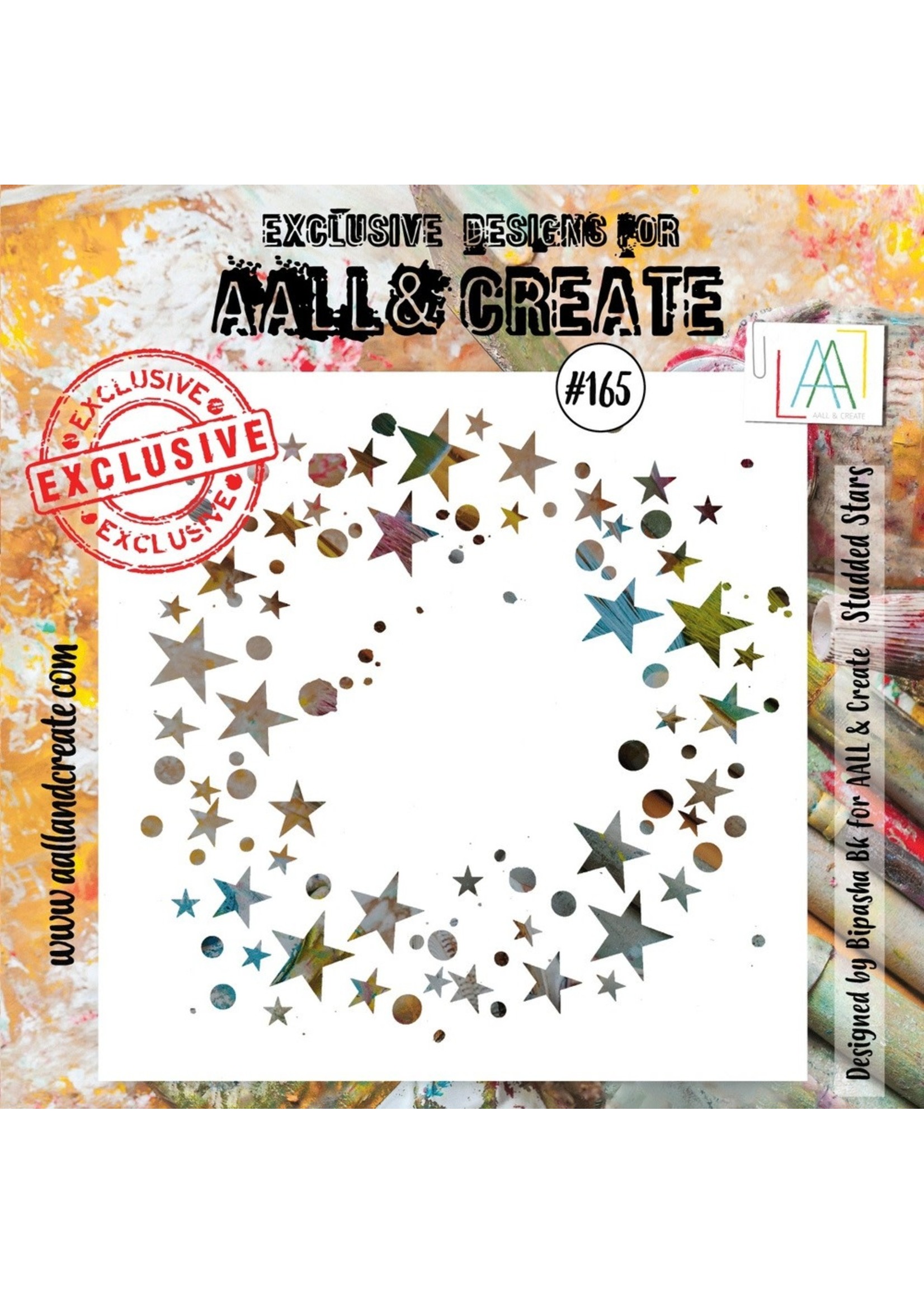 Aall & Create AALL & Create Stencil,  Studded Stars