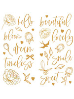 Fancy Pants Design Puffy Stickers, Pink Meadows