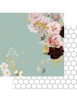 Fancy Pants Designs 12x12 Pink Meadows, Pressed Flowers