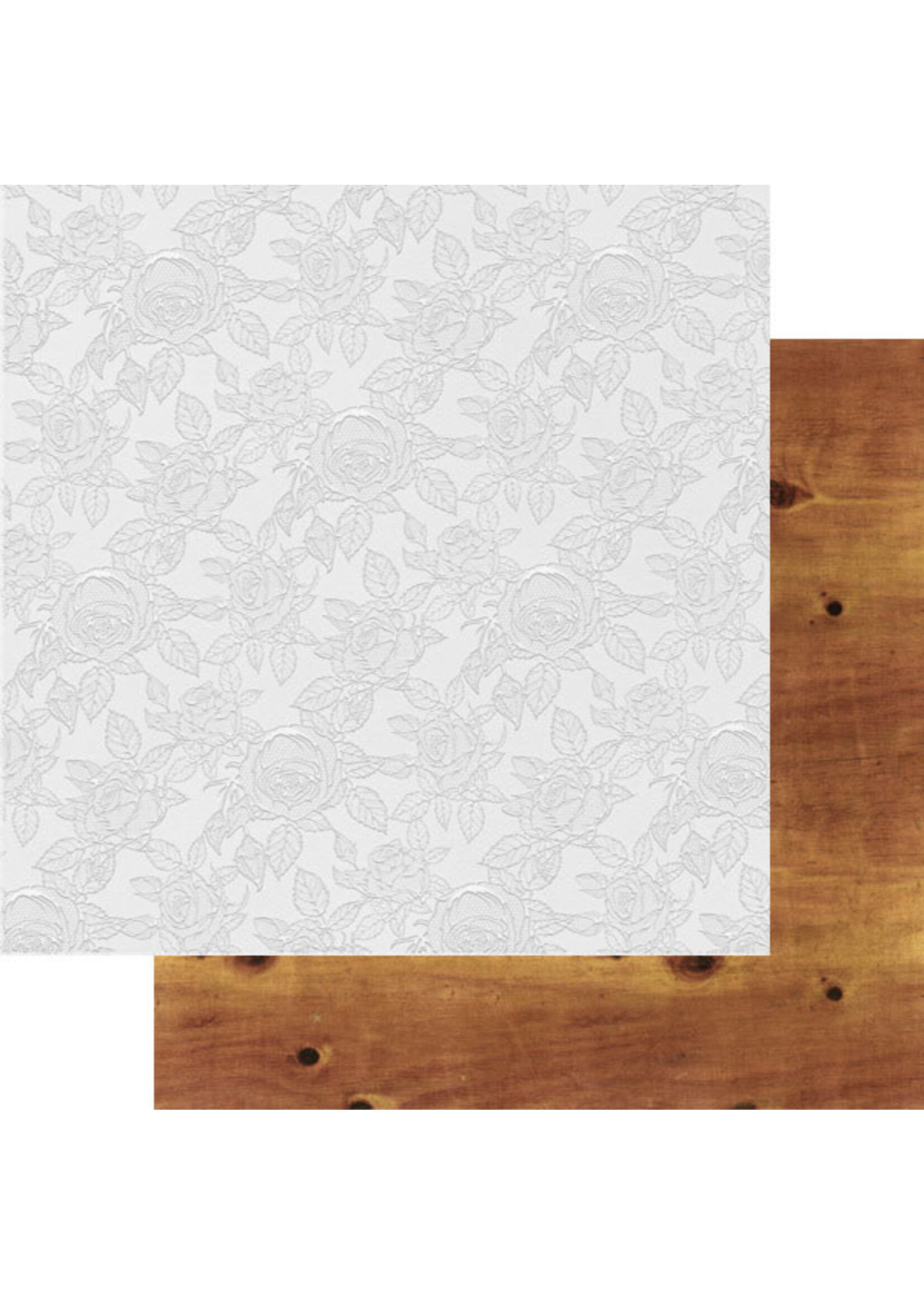 FPD Prairie Rose 12x12, Vintage Lace