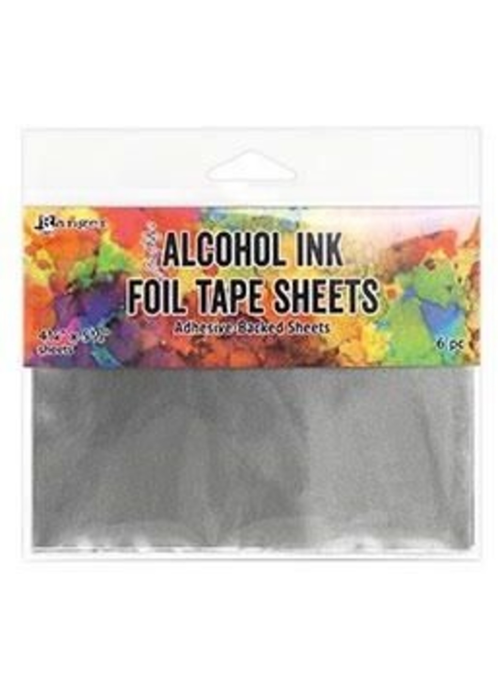 Ranger Tim Holtz Alcohol Ink Foil Tape Sheets, 4.25x5.5 (6)
