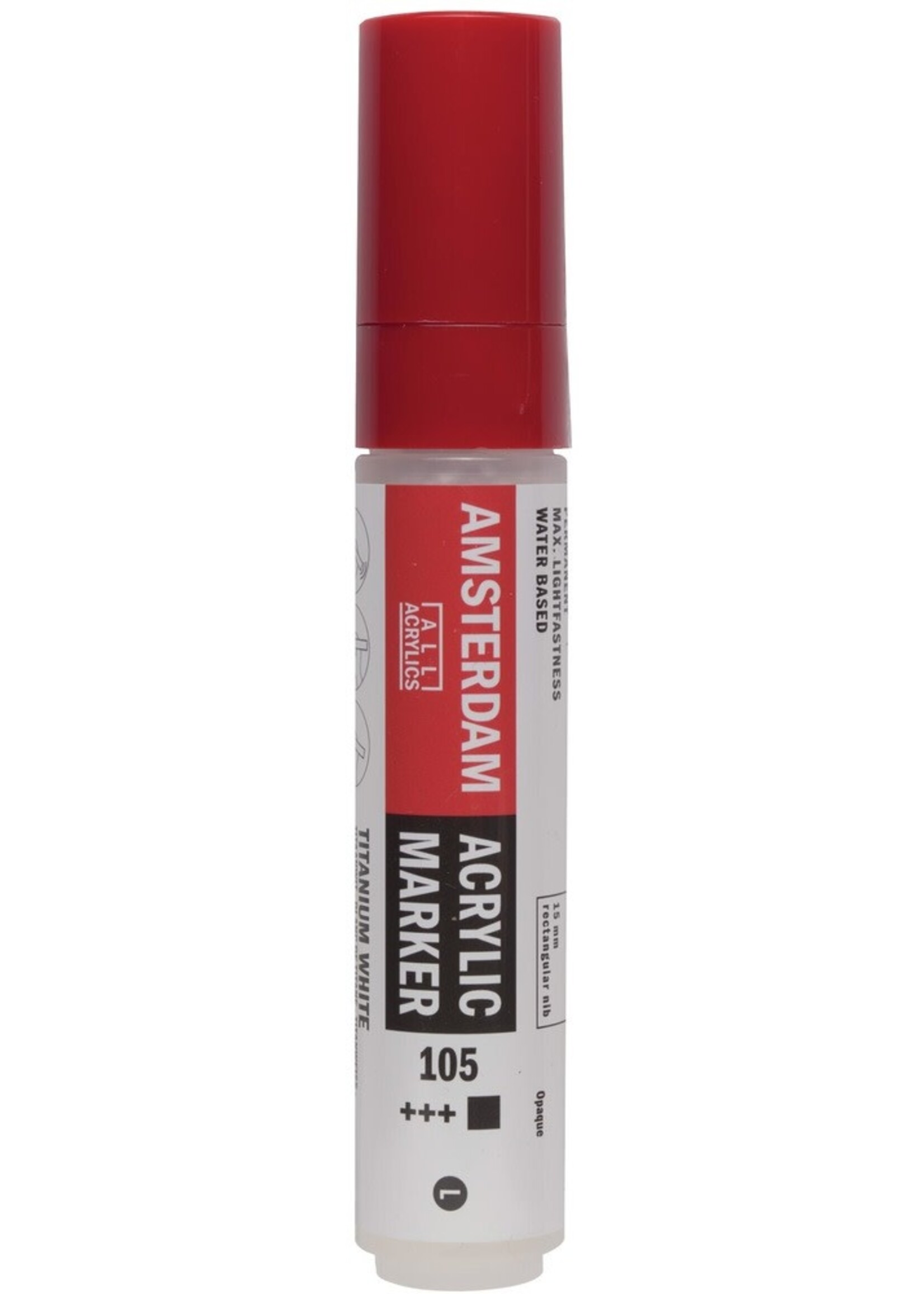 Amersterdam Acrylic Marker 15mm, Titanium White