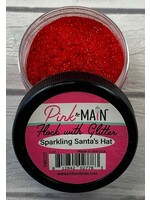 Pink & Main Pink & Main Flock with Glitter, Sparkling Santa's Hat