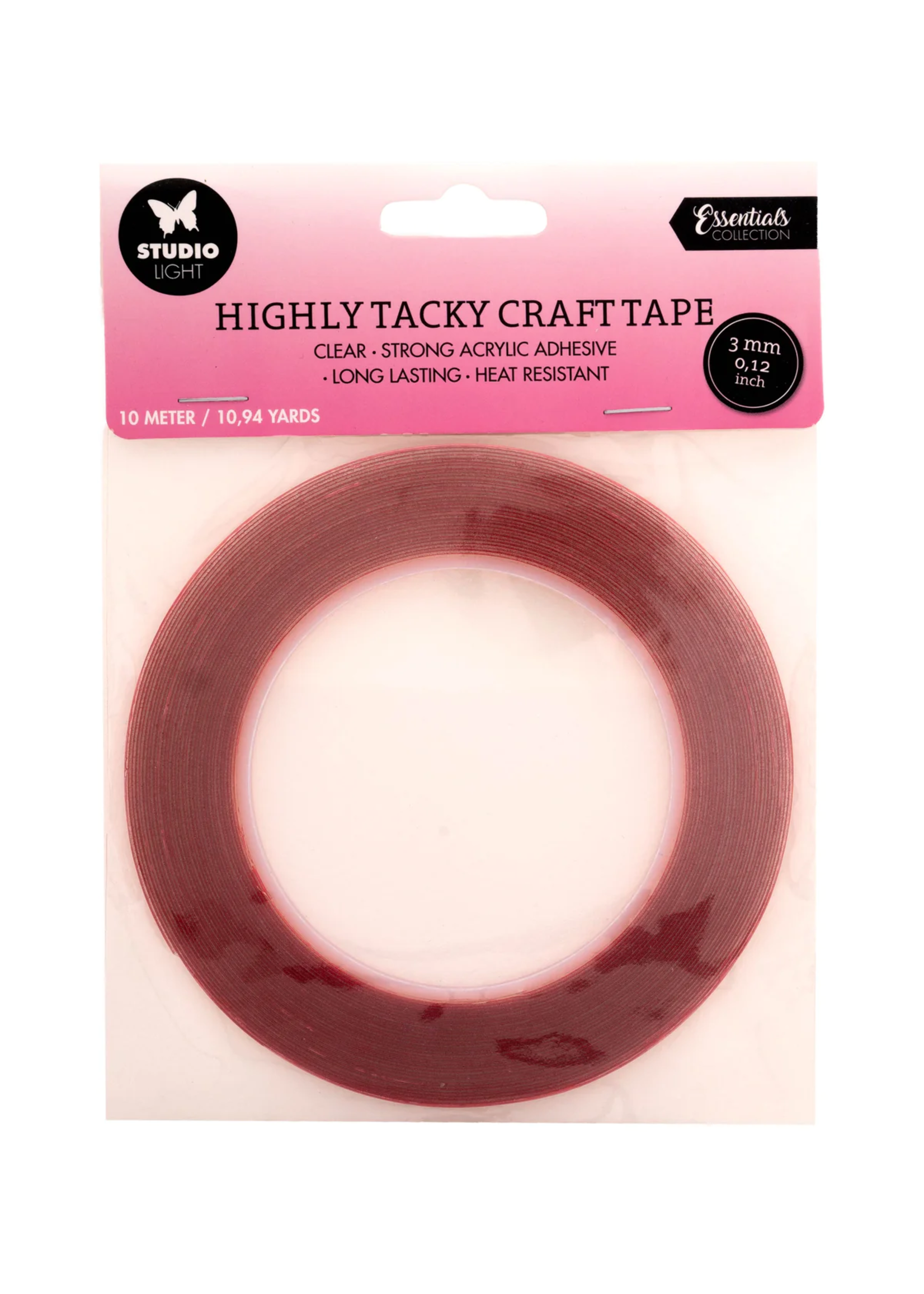 Studio Light SL Highly Tacky Craft Tape, 3mmx10m