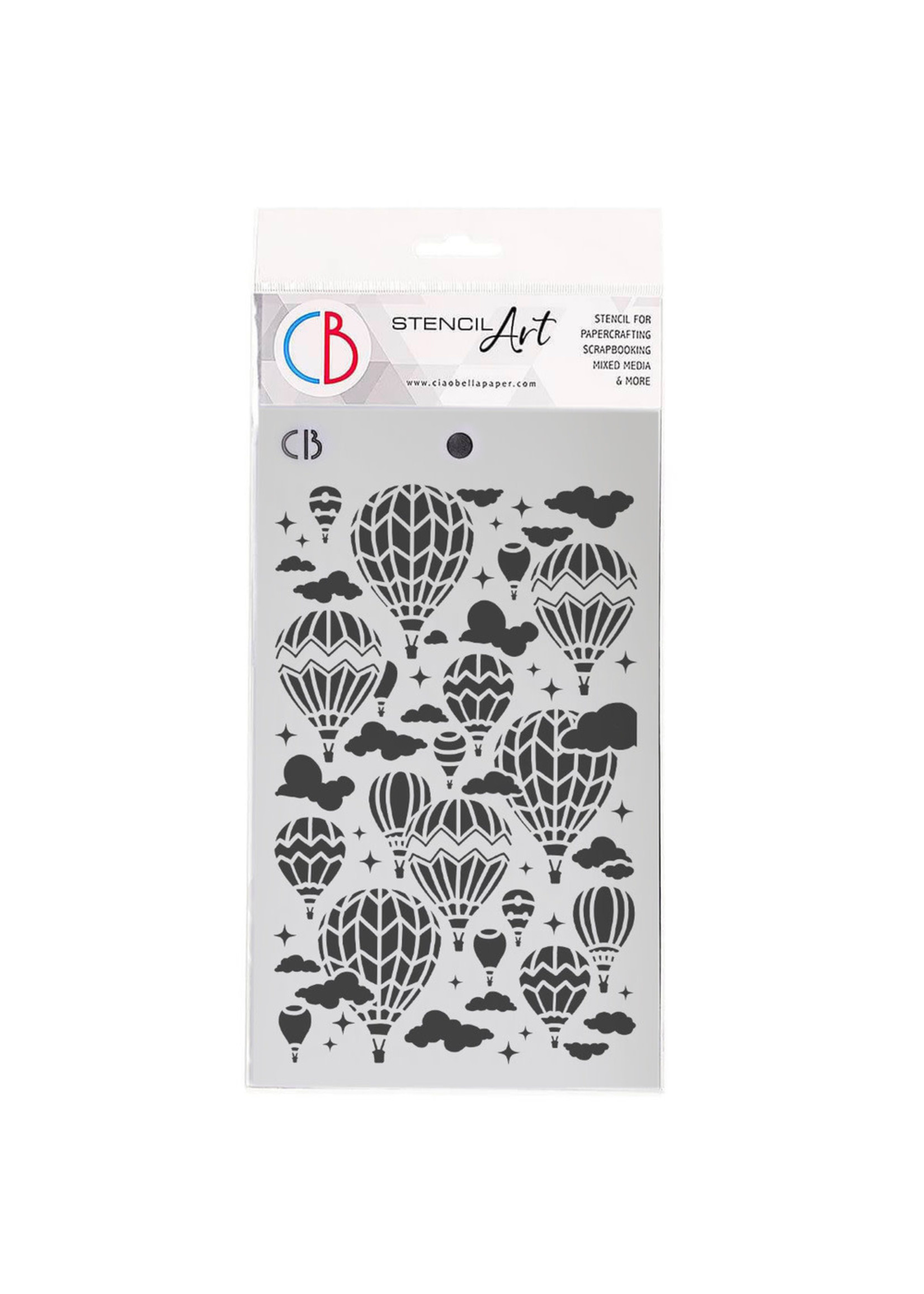 Ciao Bella SL Stencil, Balloons Journey