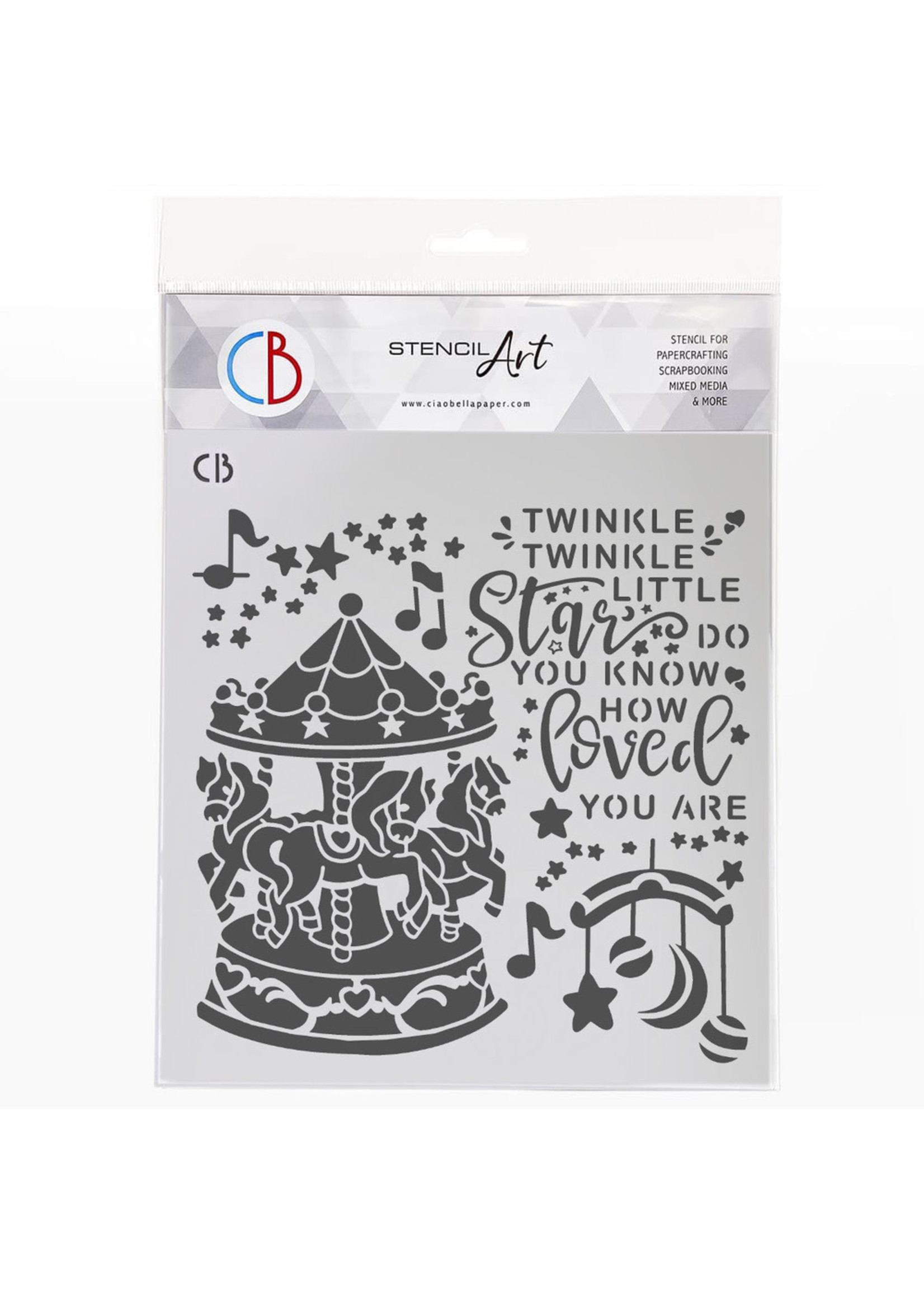 Ciao Bella Ciao Bella SL Stencil, Carousel