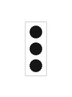 TCW Stencil, Slimline Scalloped Circles