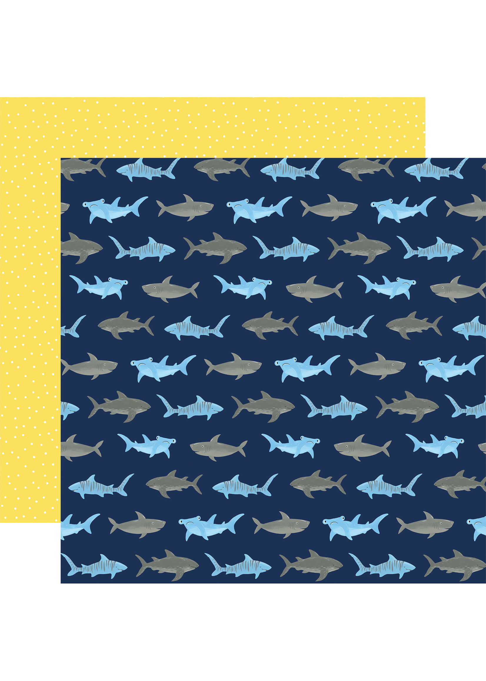 Echo Park Echo Park 12x12 Under Sea Adventures, Sneaky Sharks