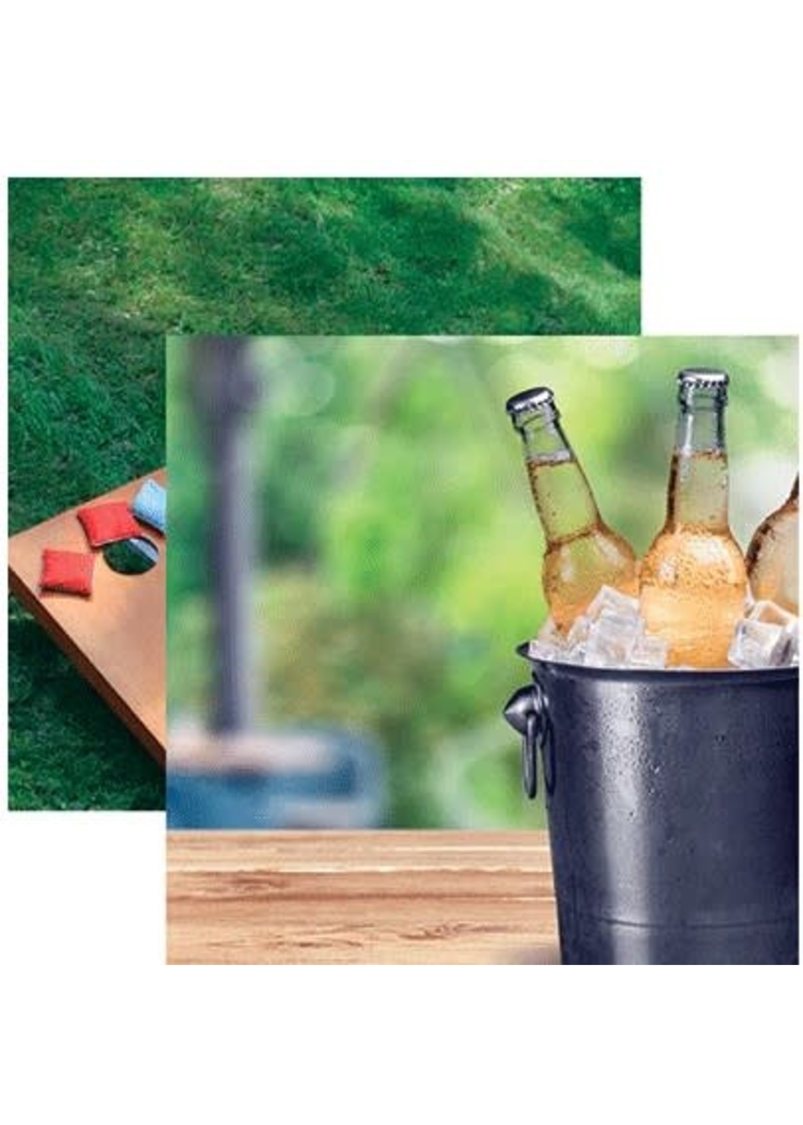 Reminisce Reminisce 12x12 Backyard BBQ, Bucket of Beer